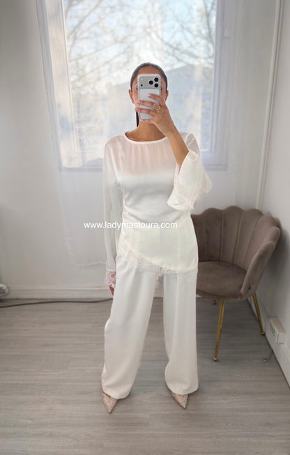 Blouse dentelle (Plusieurs coloris)