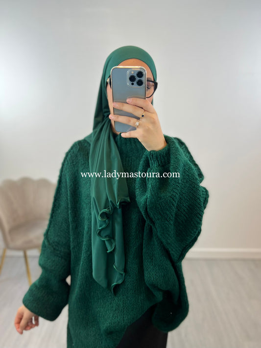 Hijab frisés jersey premium (sedef)