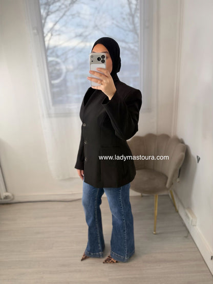 Blazer Zahra- Noir