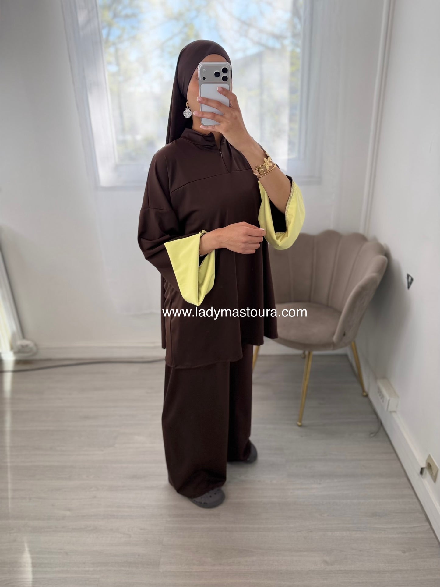 Burkini Bicolore - Chocolat