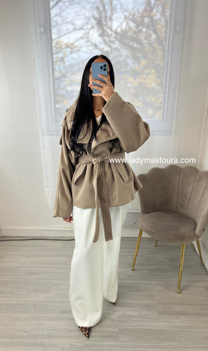 Manteau Sonia Laine - Beige