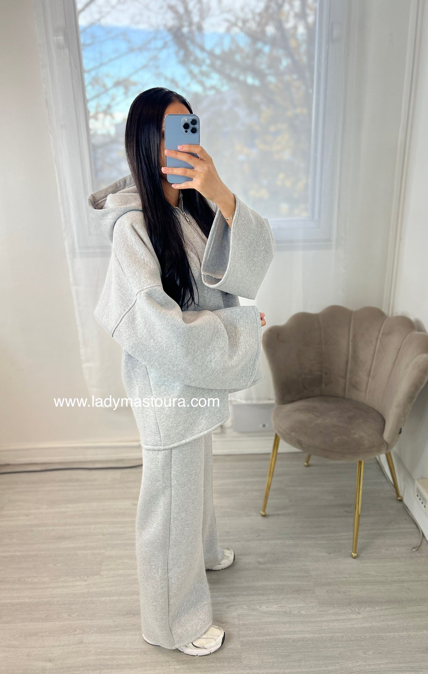 Ensemble Sweat intérieur molletonné - Gris