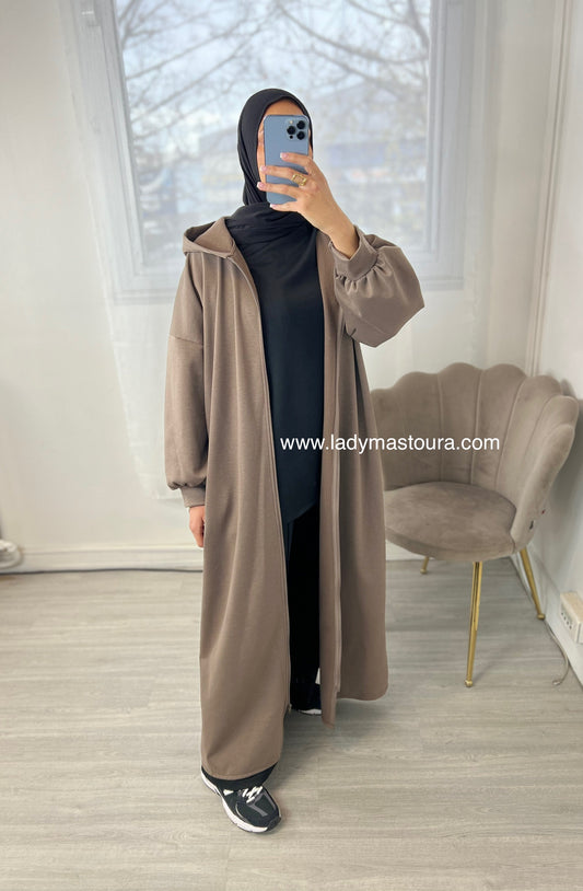 Gilet à Zip - Taupe