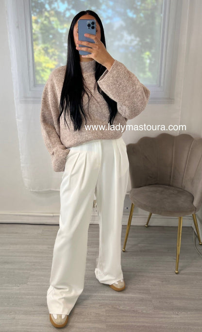 Pantalon Classique - Blanc