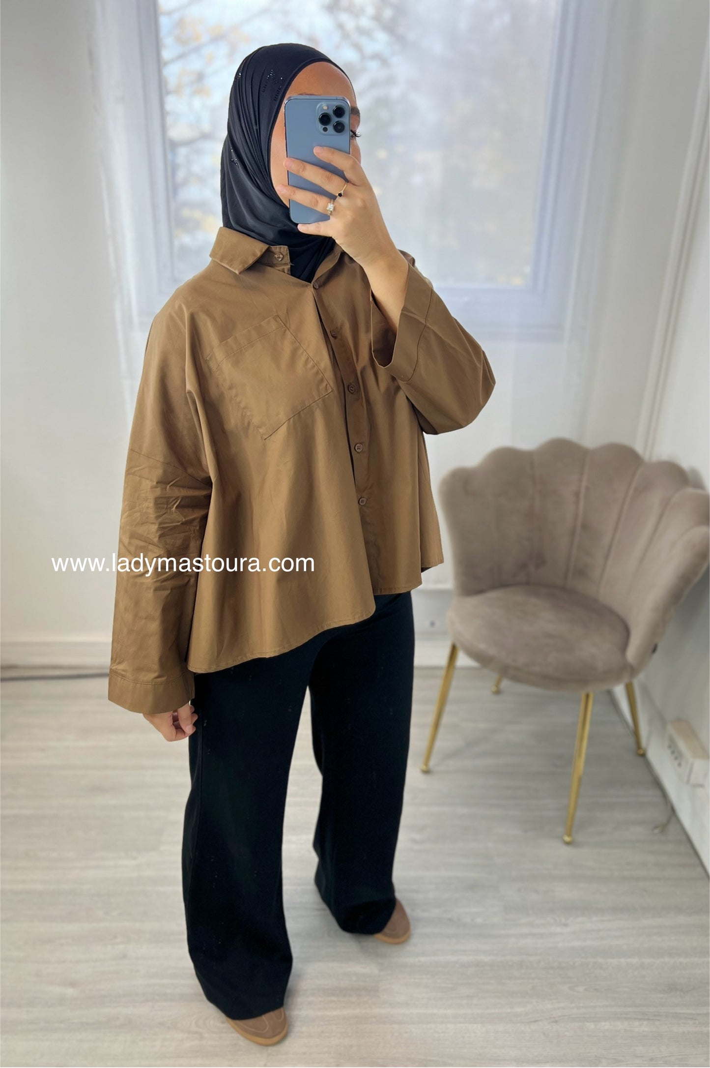 Chemise en popeline - Plusieurs coloris (Coton)