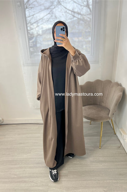 Gilet à Zip - Taupe