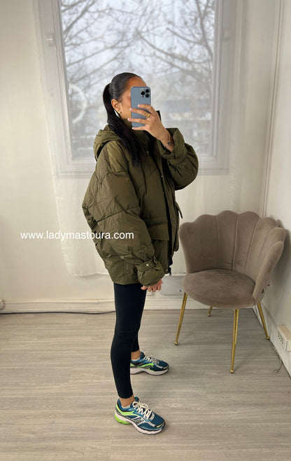 Doudoune Samira - Kaki