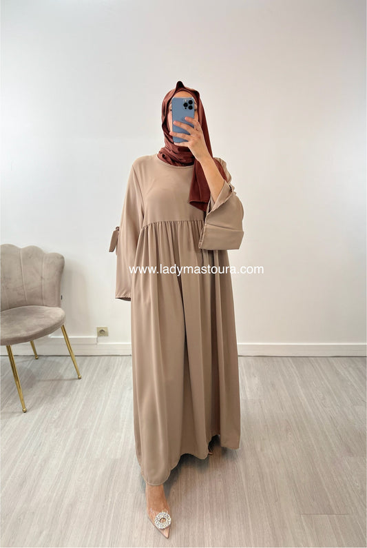 Abaya Anissa - Taupe