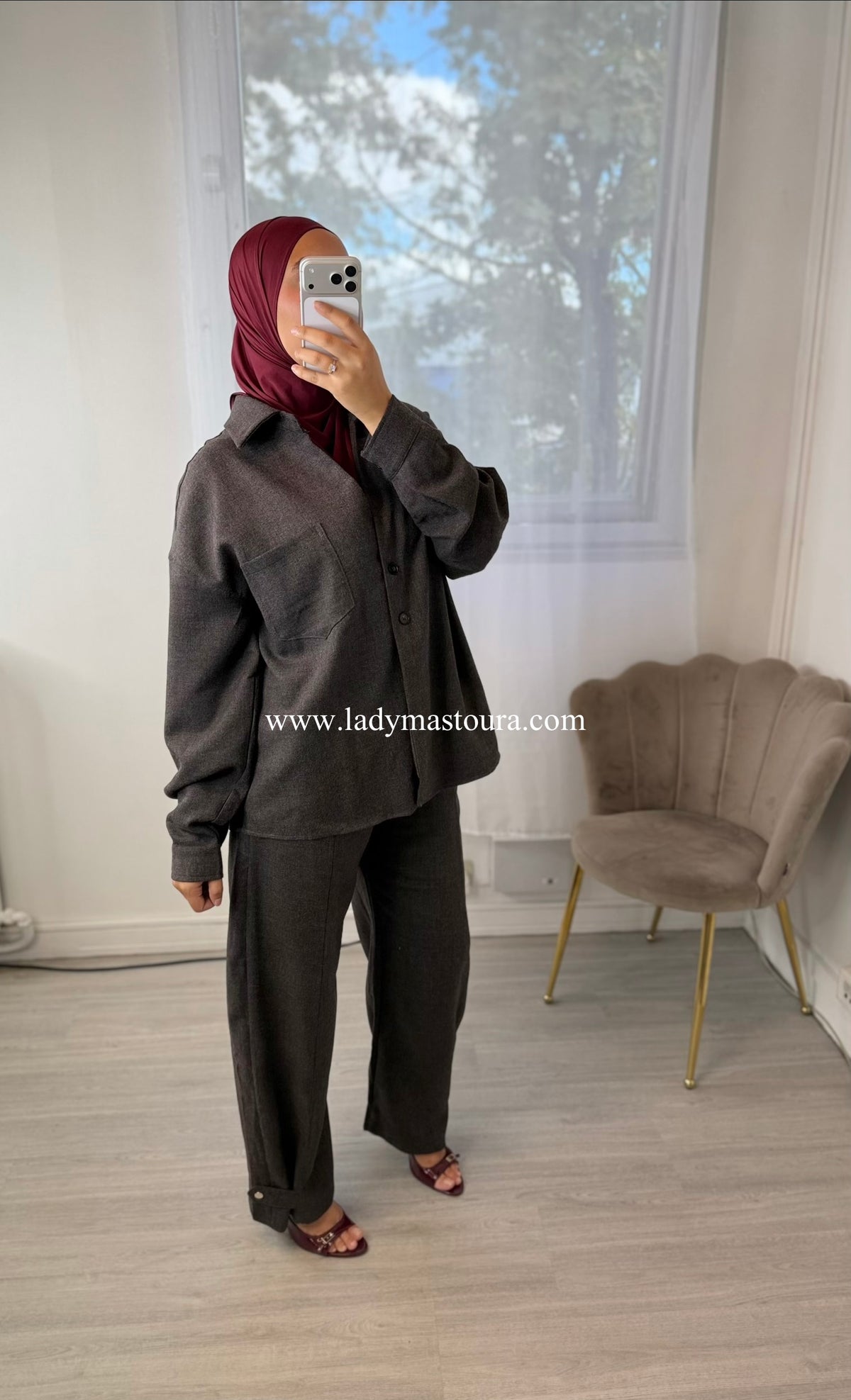 Chemise Alma - Gris