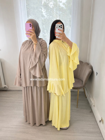 Ensemble jupe Salma - Jaune