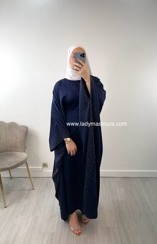 Abaya Farasha Rhadia - Bleu Marine