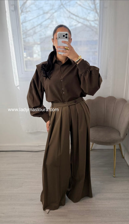 Pantalon Maya - Marron