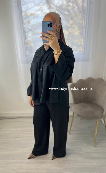 Chemise en popeline - Plusieurs coloris (Coton)