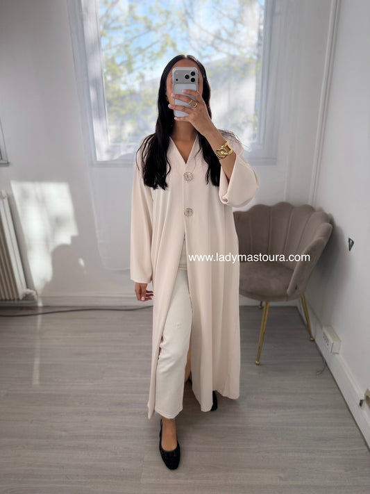 Kimono Halima - Ecru - Qualité premium