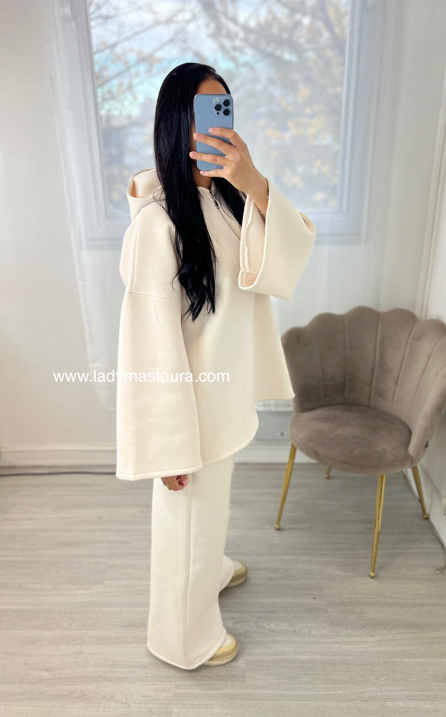 Ensemble Sweat intérieur molletonné - Beige