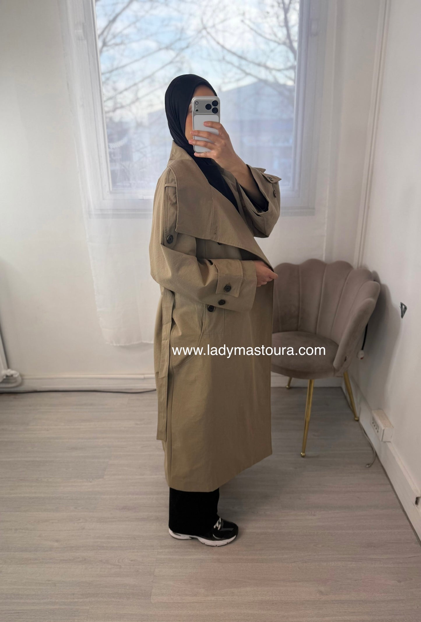 Trench Qualité Premium - Beige
