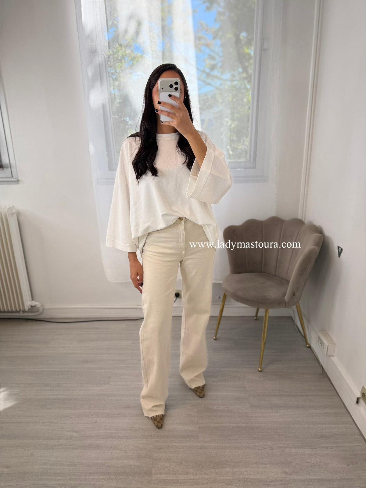 Jeans - Beige