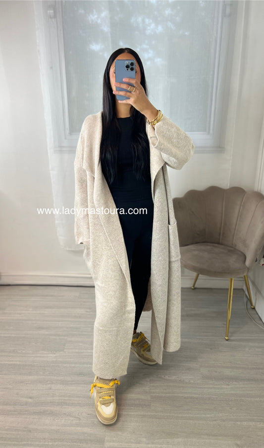 Cardigan Long - Beige
