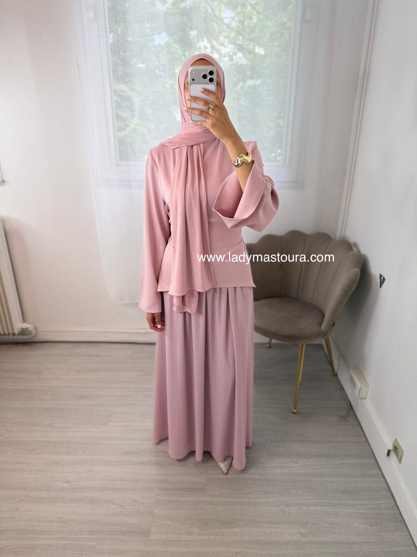 Ensemble 2 pièces jupe - Rose
