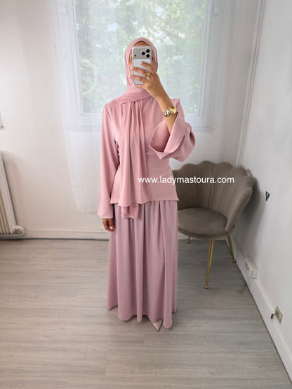 Ensemble 2 pièces jupe - Rose