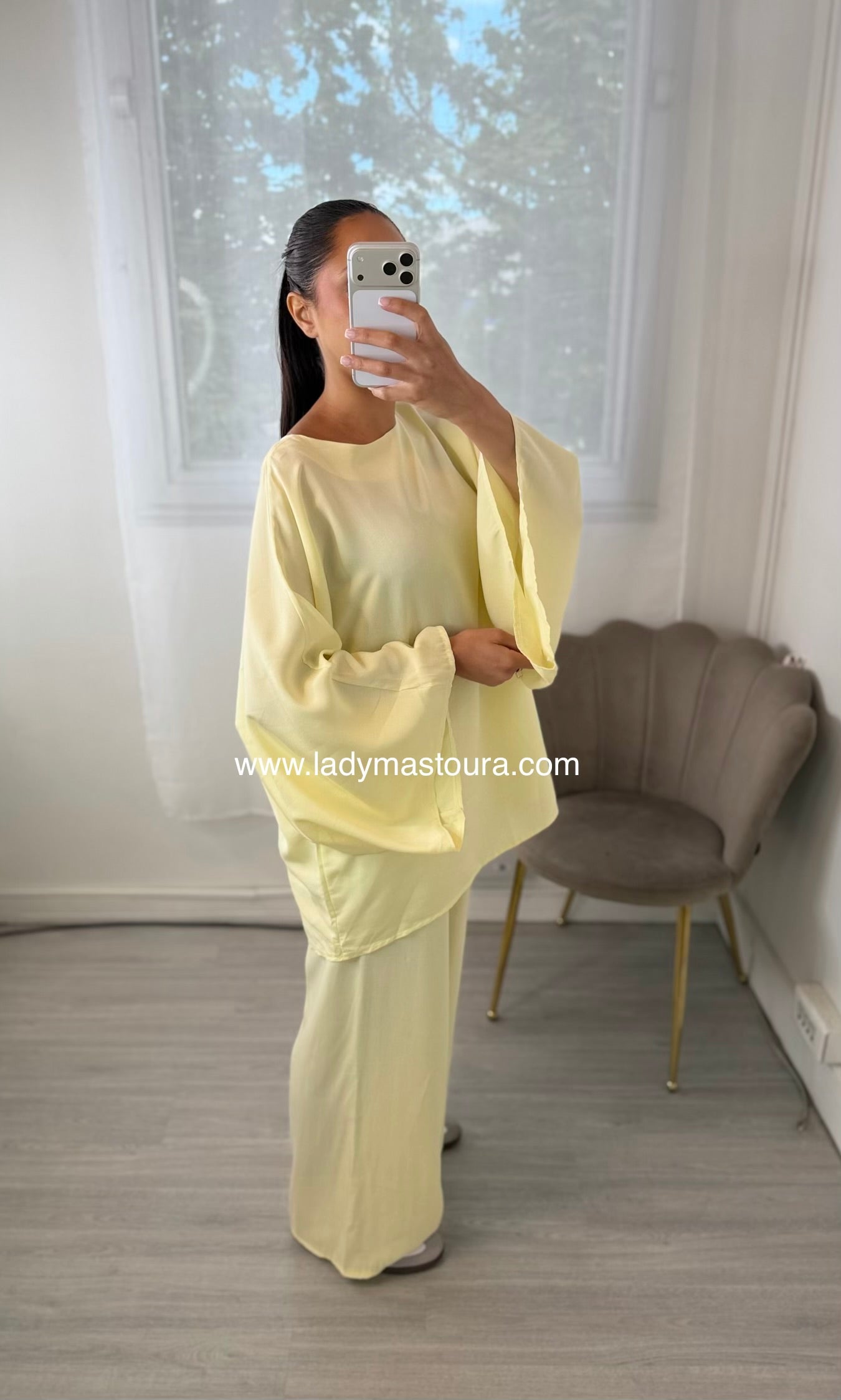Ensemble fluide Inaya - Jaune