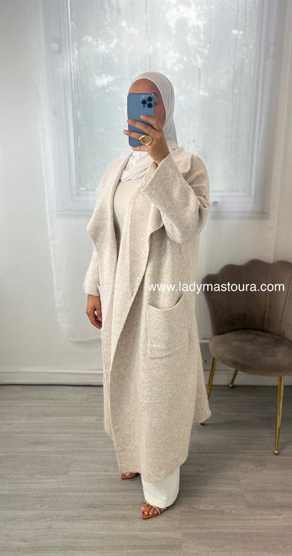 Cardigan Long - Beige