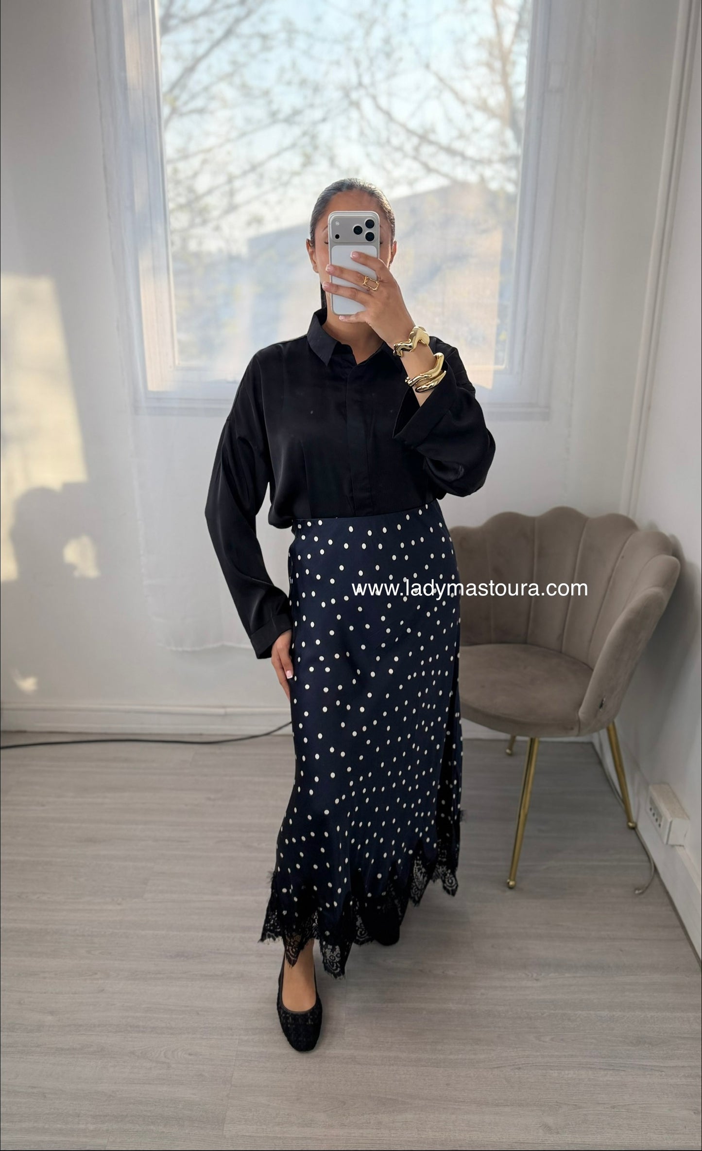 Blouse Jasmine - Noire