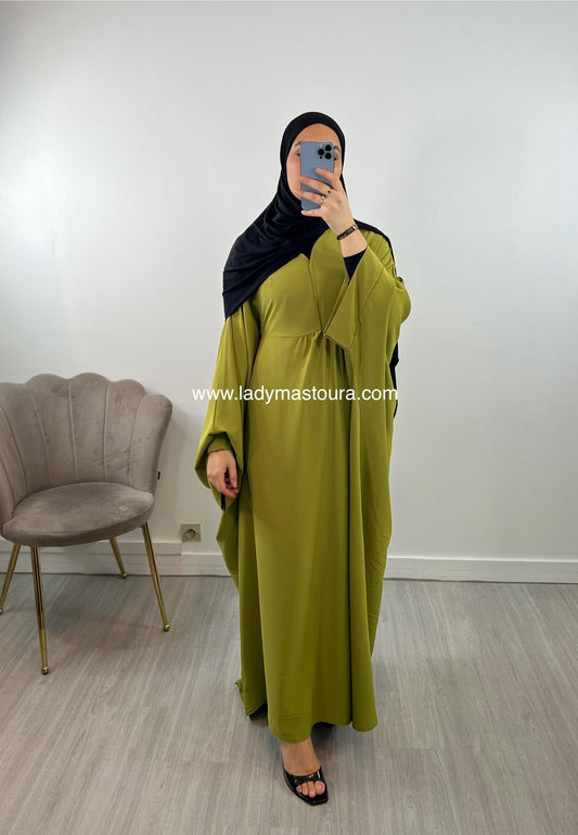 Abaya Kawtar - Vert