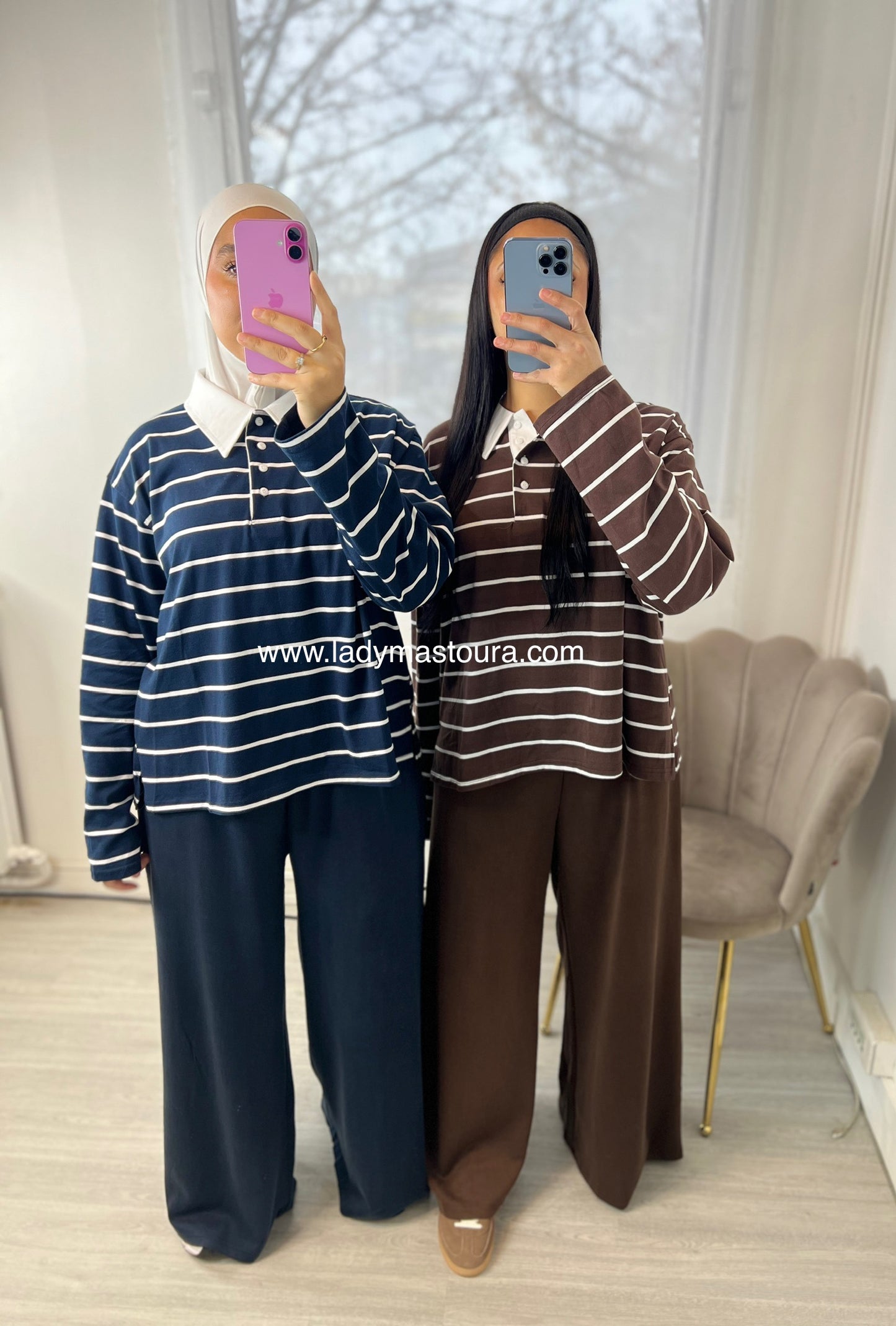 Polo  Marin - Chocolat