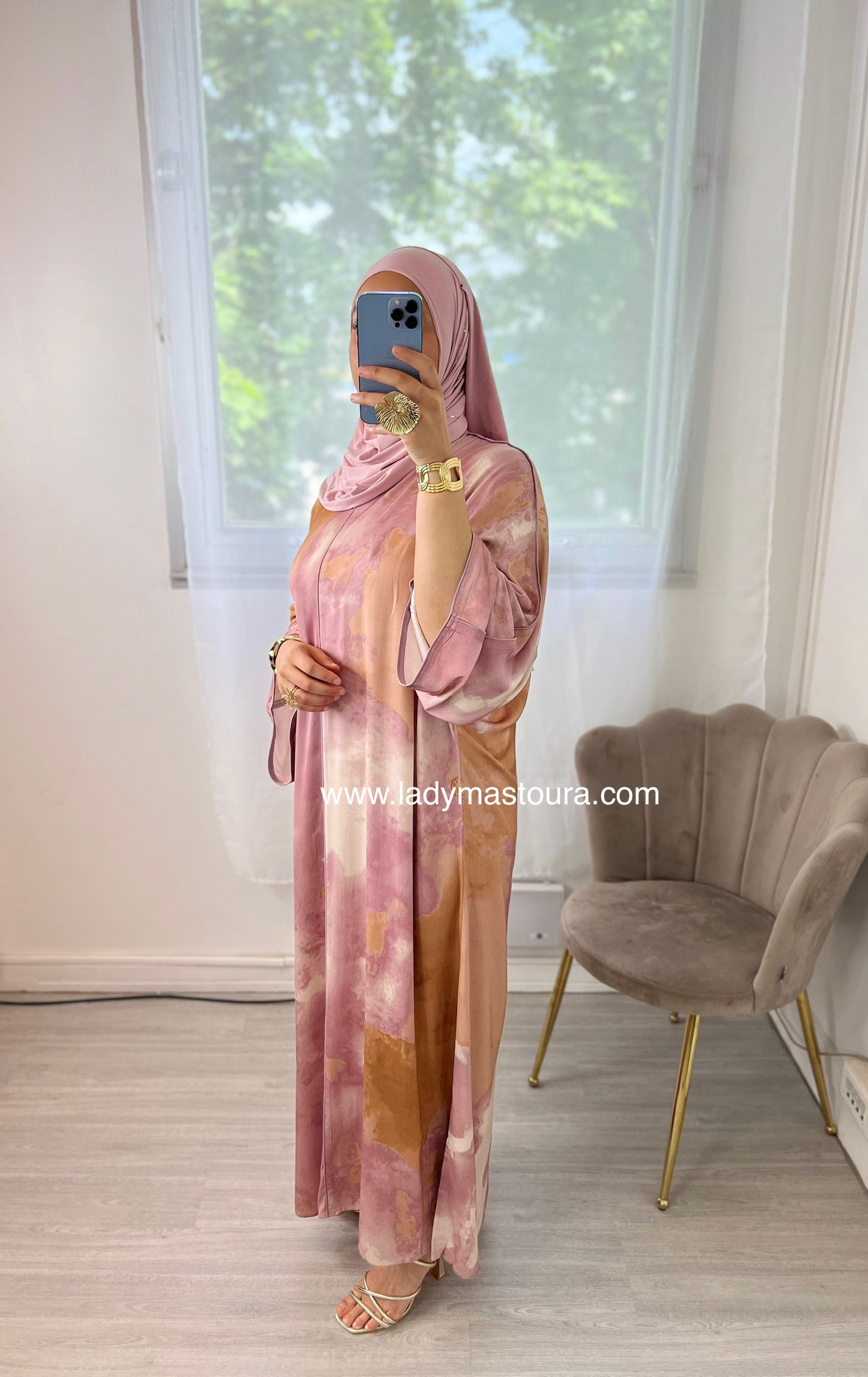 Robe Kheira Violette - Qualité premium