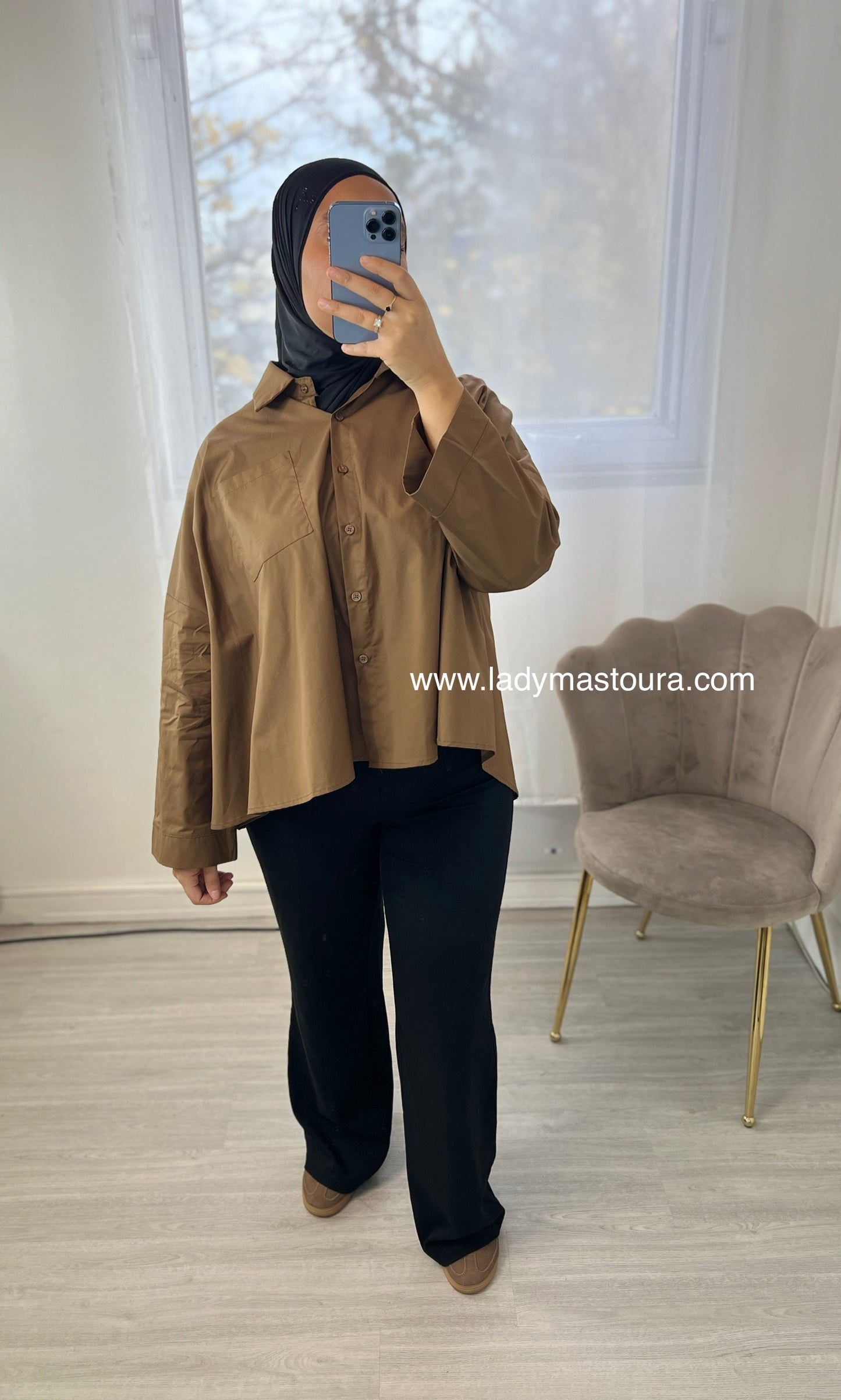 Chemise en popeline - Plusieurs coloris (Coton)