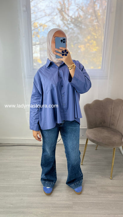 Chemise en popeline - Plusieurs coloris (Coton)