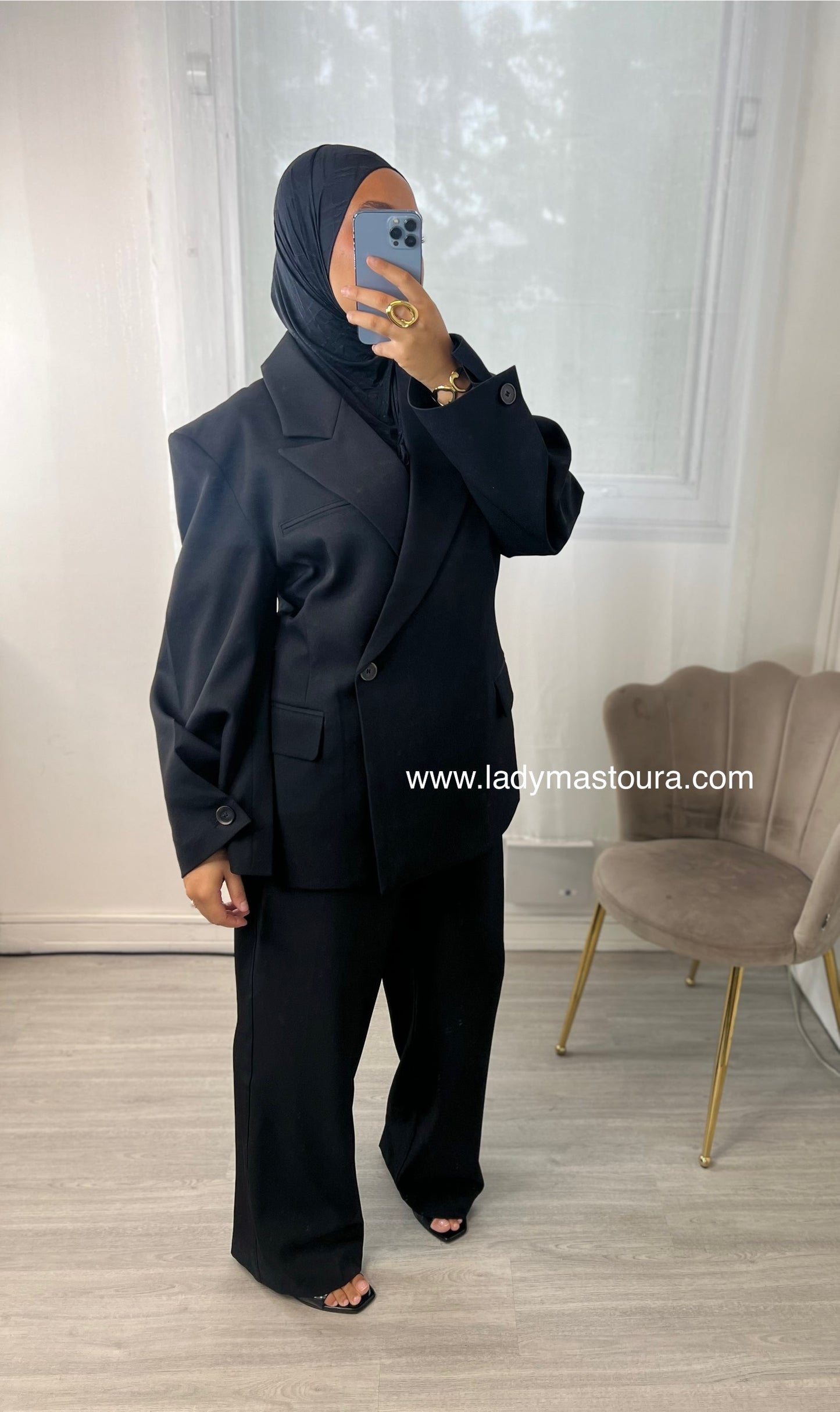 Blazer 1 Bouton - Noir