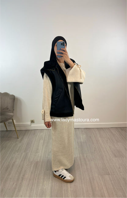 Veste sans manches - Noire