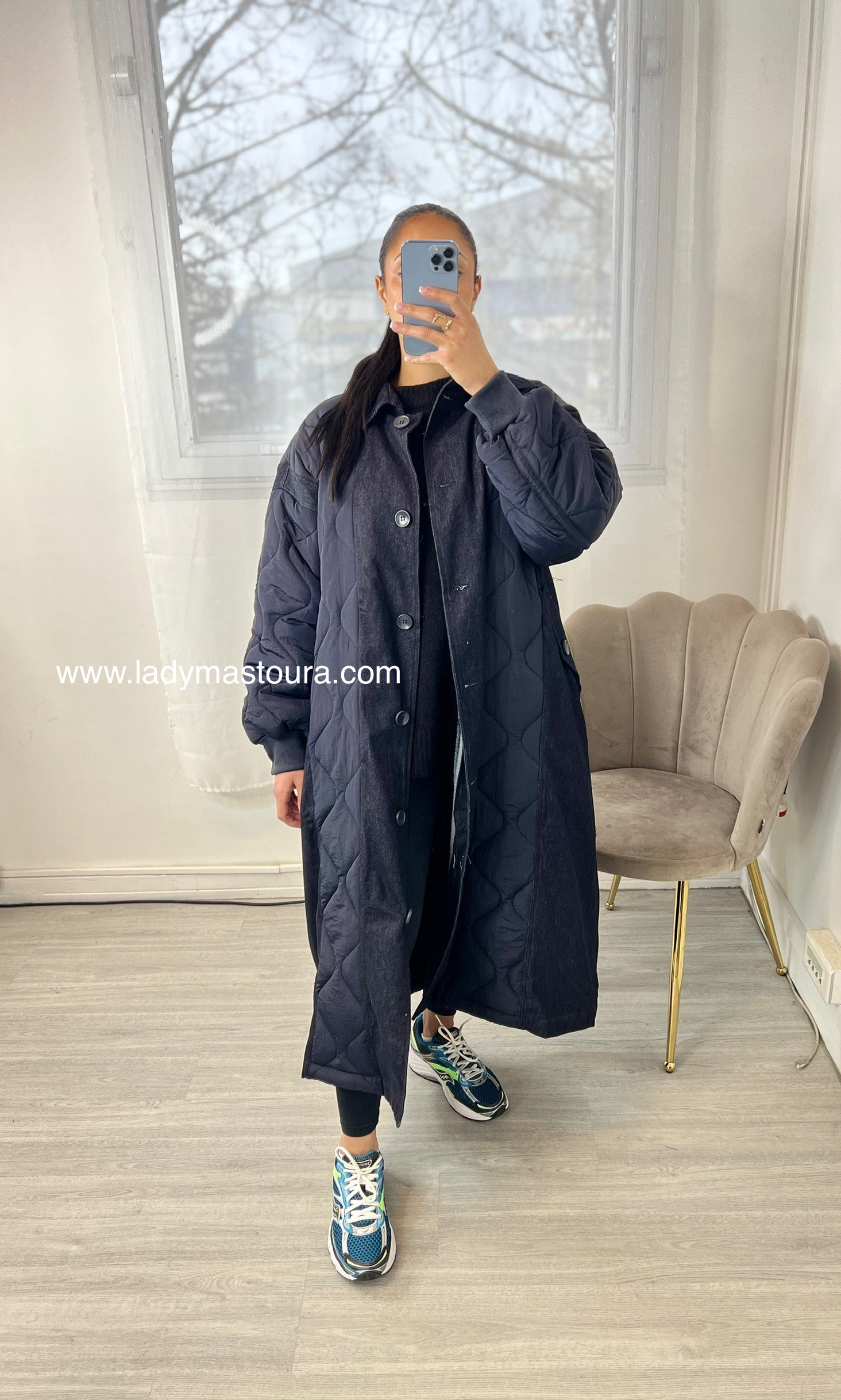 Veste Bi Matière jeans