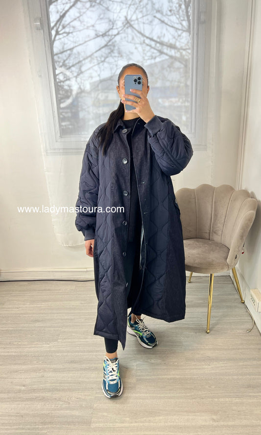 Veste Bi Matière jeans