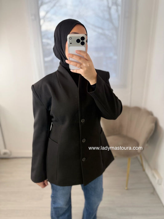 Blazer Zahra- Noir