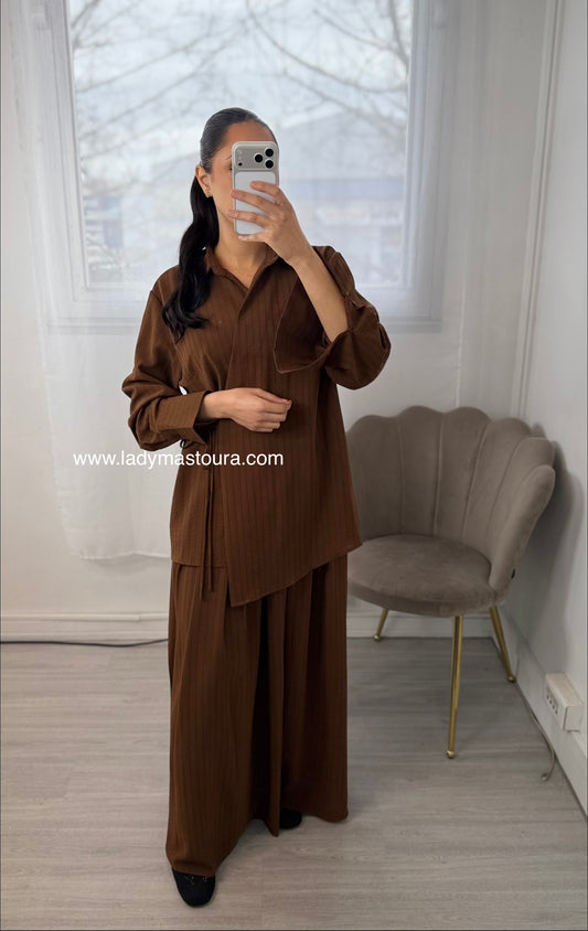 Ensemble Syrine - Chocolat