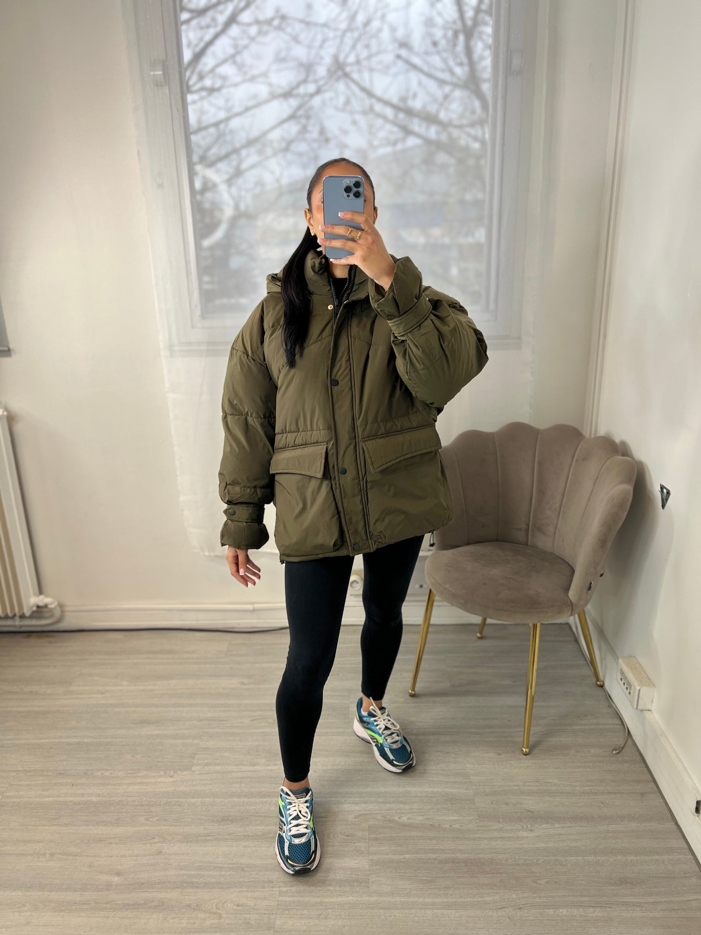 Doudoune Samira - Kaki