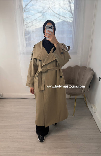 Trench Qualité Premium - Beige