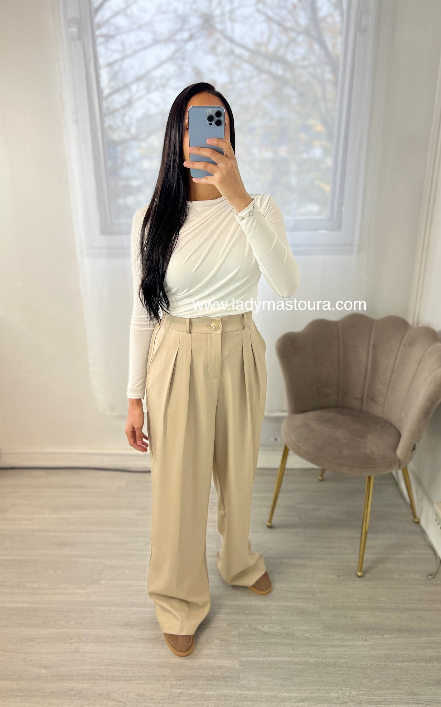 Pantalon Classique - Beige