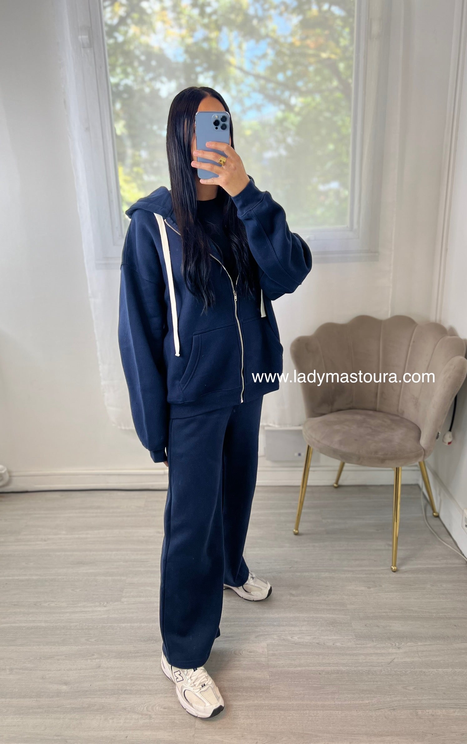 Gilet Sweat - Bleu Marine