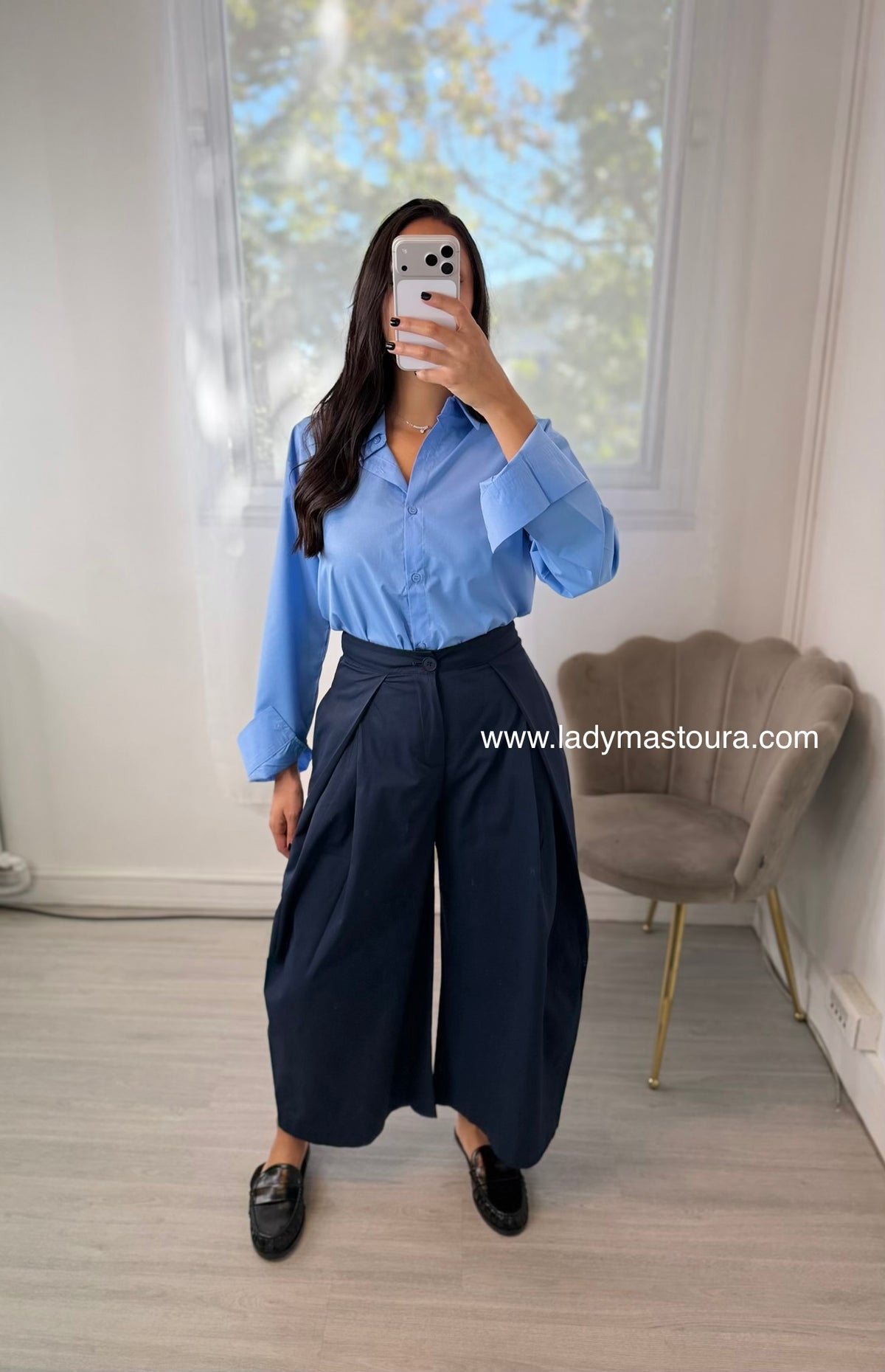 Pantalon Yeni - Bleu Marine
