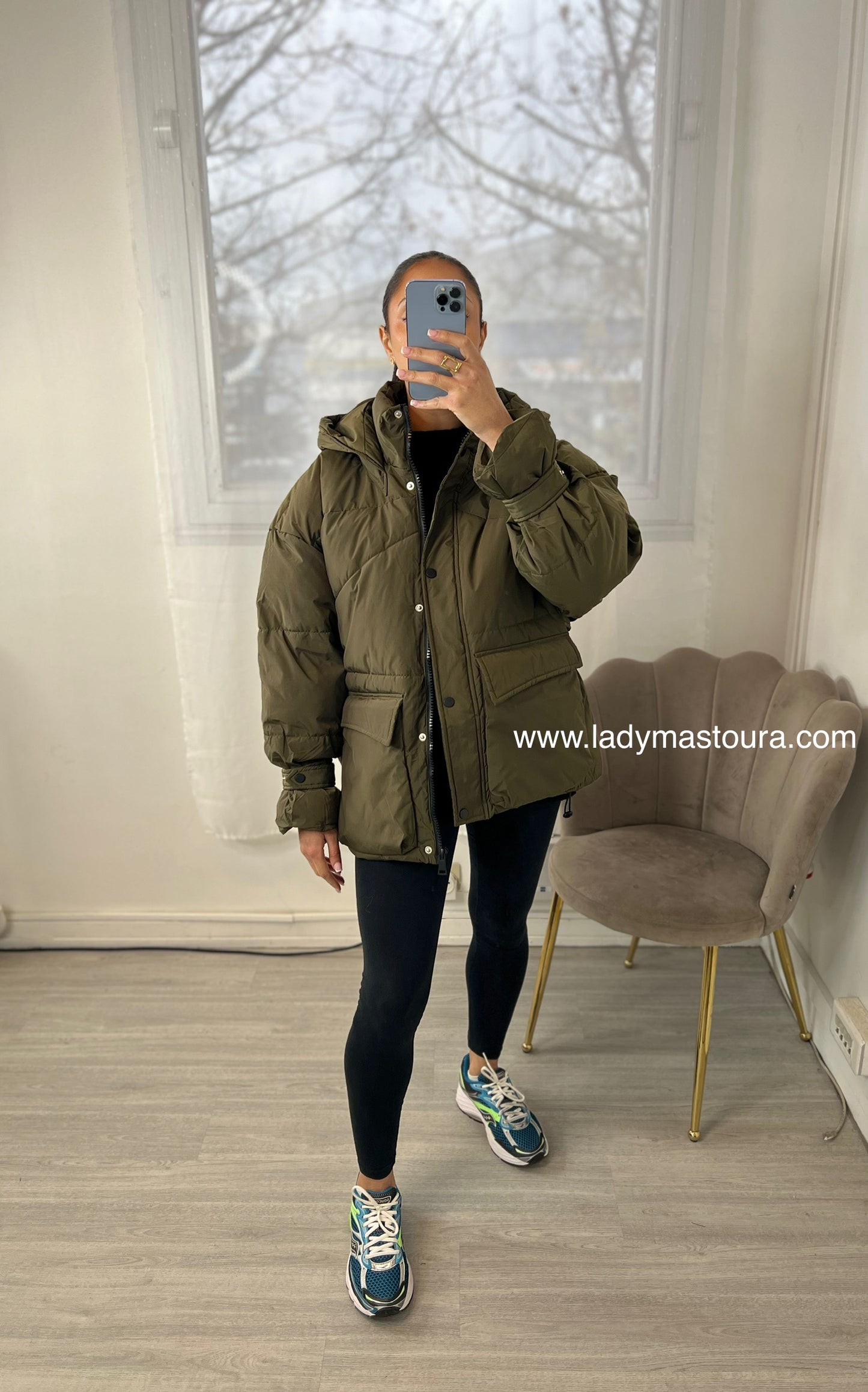 Doudoune Samira - Kaki