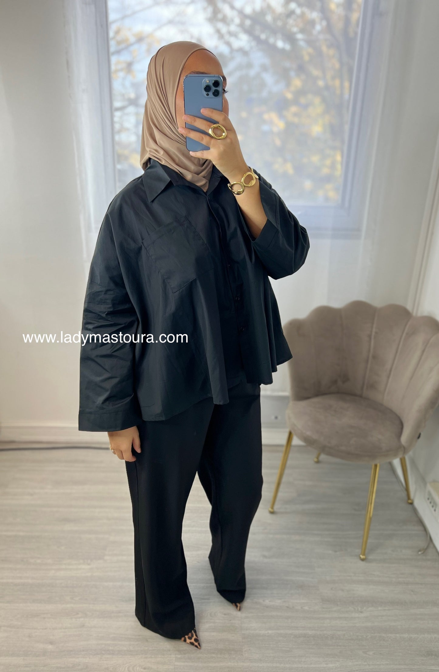 Chemise en popeline - Plusieurs coloris (Coton)