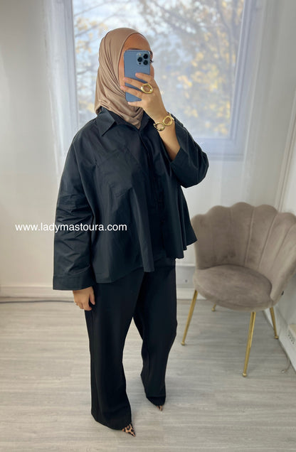 Chemise en popeline - Plusieurs coloris (Coton)