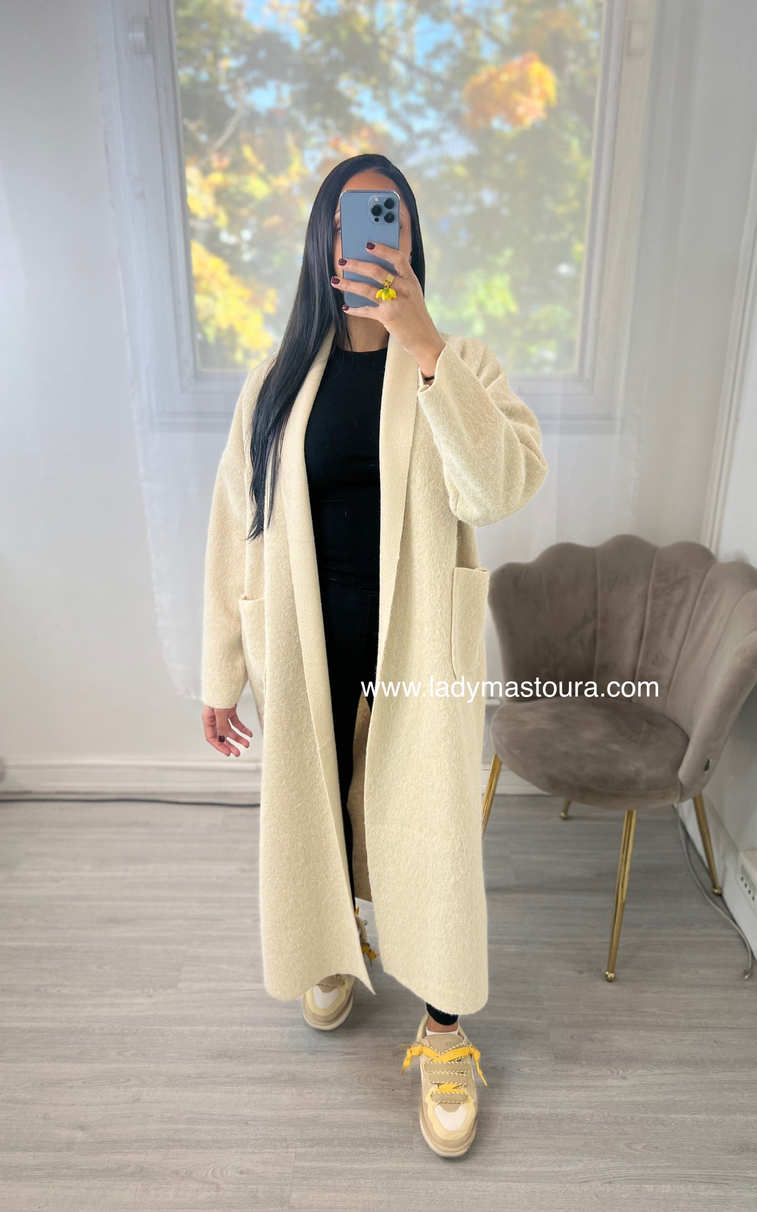 Manteau gilet - Beige