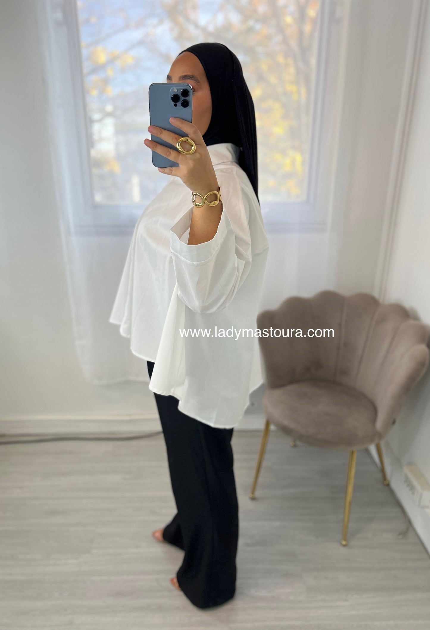 Chemise en popeline - Plusieurs coloris (Coton)