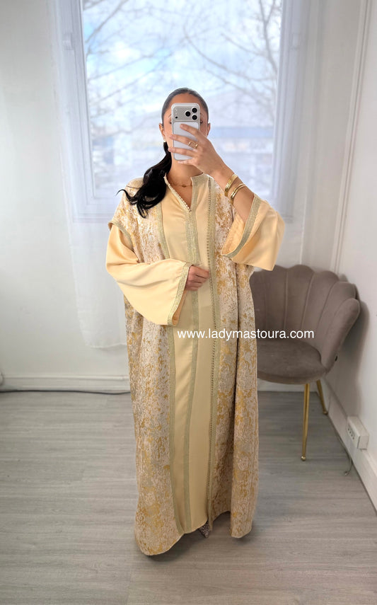 Set Brocard Kimono - Abricot