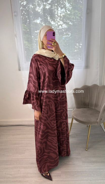 Robe Wissal - Aubergine